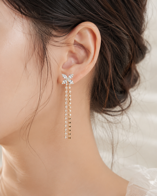 Celestial Bloom Drop Earrings