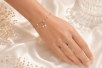 Celestial Romance: The Pearl & Heart Keepsake Bracelet – 925 Sterling Silver