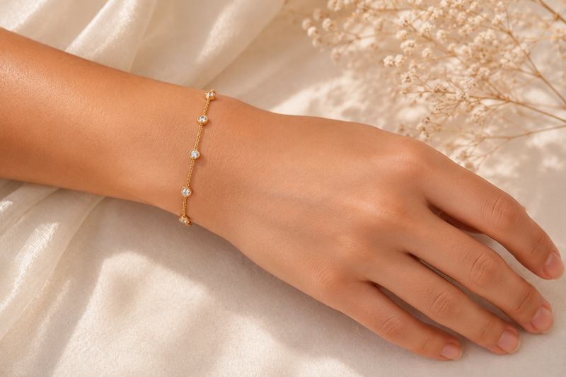 The Eternal Heartbeat Chain Bracelet