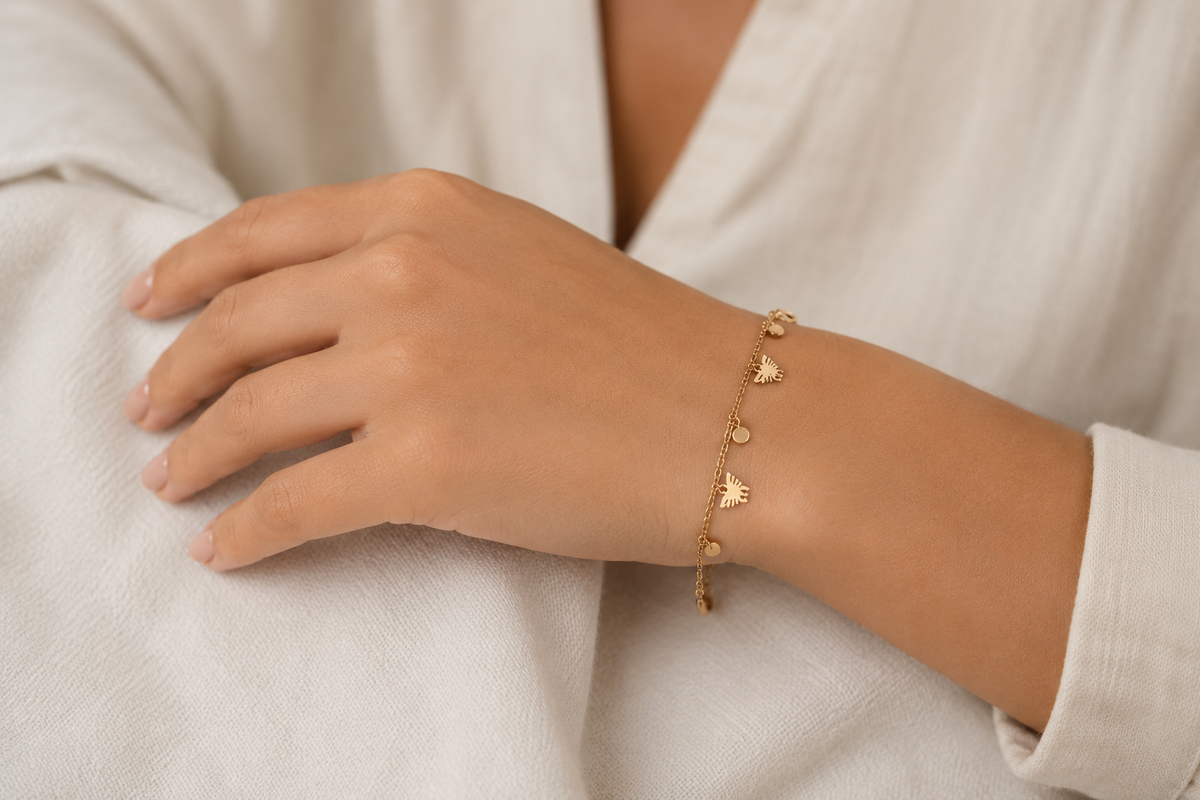 The Ethereal Flutter Charm Bracelet