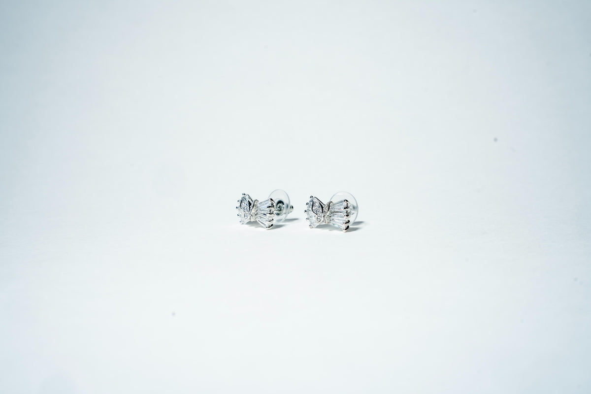 The Ribbon Butterfly Studs – 925 Sterling Silver