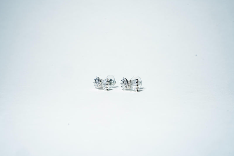 The Ribbon Butterfly Studs – 925 Sterling Silver
