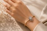 The Seraphina Petal Pave Cuff