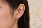 The Clover Trio: 18K Gold Plated Luxury Studs
