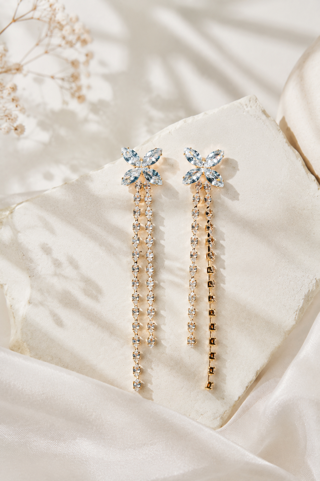Celestial Bloom Drop Earrings