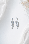 The Marquise Foliage Drop Earrings – 925 Sterling Silver