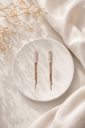 Zenith Cascade Dangle Earrings – 18k Gold Plated