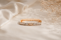Bracciale rigido a livelli Sovereign – Placcato oro 18K
