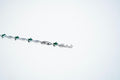 The Verdant Link: Emerald Eternity Bracelet in 925 Silver