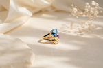 Aura Trio: The Symphony Pear Ring