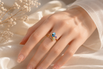 Aura Trio: The Symphony Pear Ring