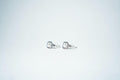 The Geometric Pearl Frame Studs – 925 Sterling Silver