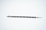 The Midnight Halo: 925 Sterling Silver Stone-Set Bracelet