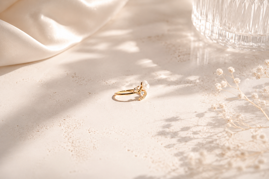 The "Petal & Path" Floral Bypass Ring