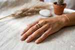 The "Celestial Bloom" Star-Flower Open Ring