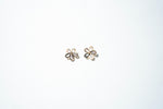 Flora Bloom Asymmetric Drop Earrings – 18K Gold Plated
