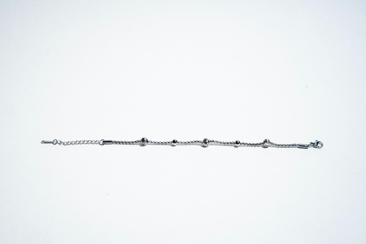 The Celestial Orb Link Bracelet – 925 Sterling Silver