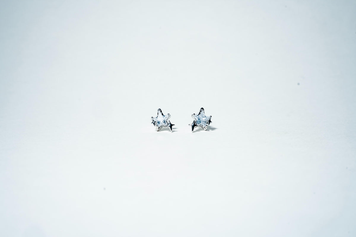 The North Star Prism Studs – 925 Sterling Silver