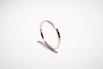 Eterna Roman Numeral Bangle | Rose Gold Plated