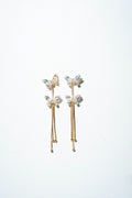Enchanted Butterfly Tassel Drop Earrings – 18K Gold Plated Serenity