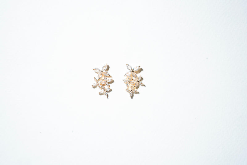 Starflower Cluster Statement Drops – 18K Gold Plated