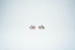 Rose Gold Floral Cluster Studs